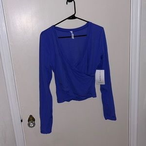 NWT Athleta transcend wrap top